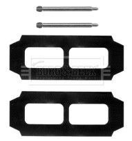 BBK1067 Sada příslušenství, obložení kotoučové brzdy BORG & BECK