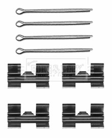 BBK1075 Sada příslušenství, obložení kotoučové brzdy BORG & BECK