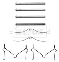 BBK1082 Sada příslušenství, obložení kotoučové brzdy BORG & BECK