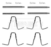 BBK1087 Sada příslušenství, obložení kotoučové brzdy BORG & BECK