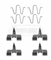 BBK1206 Sada příslušenství, obložení kotoučové brzdy BORG & BECK