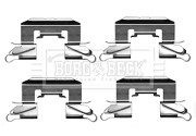 BBK1212 Sada prislusenstvi, oblozeni kotoucove brzdy BORG & BECK