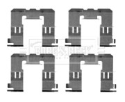 BBK1379 Sada příslušenství, obložení kotoučové brzdy BORG & BECK