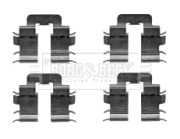 BBK1390 Sada příslušenství, obložení kotoučové brzdy BORG & BECK