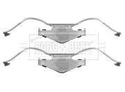 BBK1402 Sada příslušenství, obložení kotoučové brzdy BORG & BECK