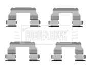 BBK1420 Sada příslušenství, obložení kotoučové brzdy BORG & BECK