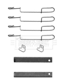 BBK1427 Sada příslušenství, obložení kotoučové brzdy BORG & BECK