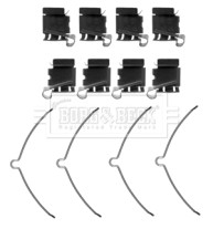BBK1442 Sada příslušenství, obložení kotoučové brzdy BORG & BECK