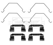 BBK1470 BORG & BECK sada príslużenstva oblożenia kotúčovej brzdy BBK1470 BORG & BECK