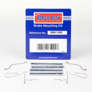 BBK1486 Sada příslušenství, obložení kotoučové brzdy BORG & BECK