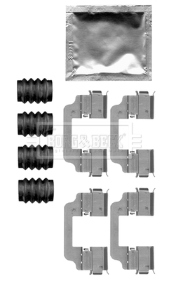 BBK1510 BORG & BECK sada príslużenstva oblożenia kotúčovej brzdy BBK1510 BORG & BECK