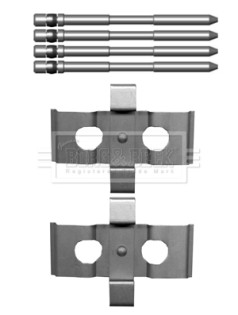 BBK1519 Sada příslušenství, obložení kotoučové brzdy BORG & BECK