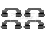 BBK1534 BORG & BECK sada príslużenstva oblożenia kotúčovej brzdy BBK1534 BORG & BECK