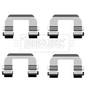 BBK1536 Sada příslušenství, obložení kotoučové brzdy BORG & BECK