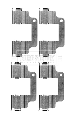 BBK1544 BORG & BECK sada príslużenstva oblożenia kotúčovej brzdy BBK1544 BORG & BECK