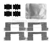 BBK1577 Sada příslušenství, obložení kotoučové brzdy BORG & BECK