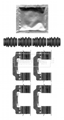 BBK1607 BORG & BECK sada príslużenstva oblożenia kotúčovej brzdy BBK1607 BORG & BECK