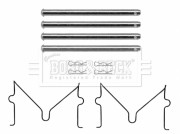 BBK1641 Sada příslušenství, obložení kotoučové brzdy BORG & BECK