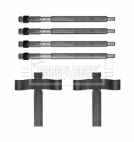 BBK1654 Sada příslušenství, obložení kotoučové brzdy BORG & BECK