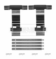 BBK1667 Sada příslušenství, obložení kotoučové brzdy BORG & BECK