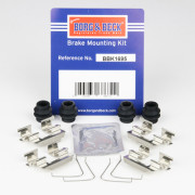 BBK1695 Sada příslušenství, obložení kotoučové brzdy BORG & BECK