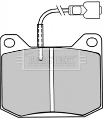 BBP1016 Sada brzdových destiček, kotoučová brzda BORG & BECK