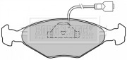 BBP1029 Sada brzdových destiček, kotoučová brzda BORG & BECK