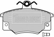 BBP1032 BORG & BECK sada brzdových platničiek kotúčovej brzdy BBP1032 BORG & BECK