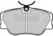 BBP1042 BORG & BECK sada brzdových platničiek kotúčovej brzdy BBP1042 BORG & BECK