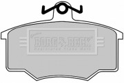 BBP1049 BORG & BECK sada brzdových platničiek kotúčovej brzdy BBP1049 BORG & BECK