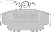 BBP1062 BORG & BECK sada brzdových platničiek kotúčovej brzdy BBP1062 BORG & BECK