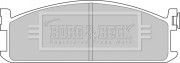 BBP1075 BORG & BECK sada brzdových platničiek kotúčovej brzdy BBP1075 BORG & BECK
