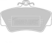 BBP1081 Sada brzdových destiček, kotoučová brzda BORG & BECK