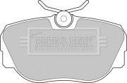 BBP1119 BORG & BECK sada brzdových platničiek kotúčovej brzdy BBP1119 BORG & BECK
