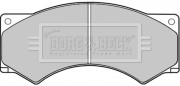 BBP1122 BORG & BECK sada brzdových platničiek kotúčovej brzdy BBP1122 BORG & BECK