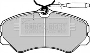 BBP1130 BORG & BECK sada brzdových platničiek kotúčovej brzdy BBP1130 BORG & BECK