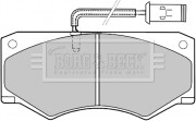 BBP1138 BORG & BECK sada brzdových platničiek kotúčovej brzdy BBP1138 BORG & BECK