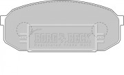BBP1144 Sada brzdových destiček, kotoučová brzda BORG & BECK