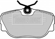 BBP1155 BORG & BECK sada brzdových platničiek kotúčovej brzdy BBP1155 BORG & BECK