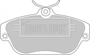 BBP1157 BORG & BECK sada brzdových platničiek kotúčovej brzdy BBP1157 BORG & BECK