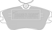 BBP1160 BORG & BECK sada brzdových platničiek kotúčovej brzdy BBP1160 BORG & BECK