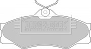 BBP1175 BORG & BECK sada brzdových platničiek kotúčovej brzdy BBP1175 BORG & BECK