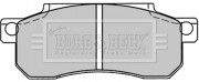 BBP1207 Sada brzdových destiček, kotoučová brzda BORG & BECK