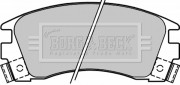 BBP1209 Sada brzdových destiček, kotoučová brzda BORG & BECK