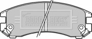 BBP1223 Sada brzdových destiček, kotoučová brzda BORG & BECK
