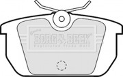 BBP1261 BORG & BECK sada brzdových platničiek kotúčovej brzdy BBP1261 BORG & BECK