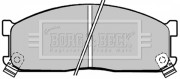 BBP1271 BORG & BECK sada brzdových platničiek kotúčovej brzdy BBP1271 BORG & BECK