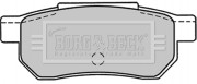 BBP1301 BORG & BECK sada brzdových platničiek kotúčovej brzdy BBP1301 BORG & BECK