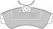 BBP1316 BORG & BECK sada brzdových platničiek kotúčovej brzdy BBP1316 BORG & BECK