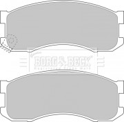 BBP1336 BORG & BECK sada brzdových platničiek kotúčovej brzdy BBP1336 BORG & BECK